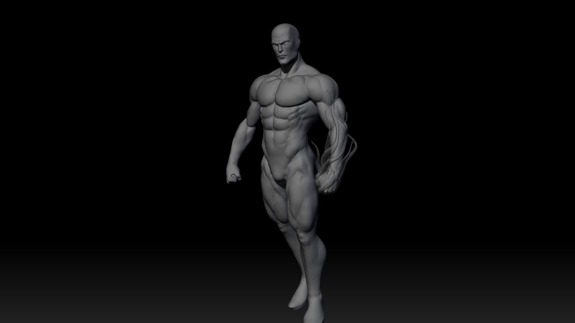 Silver surfer 3D print model_20