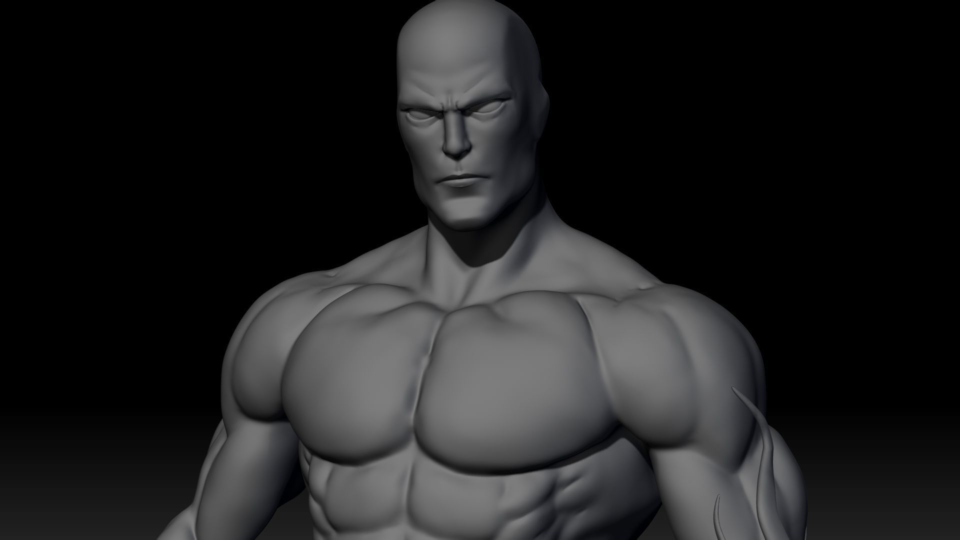 Silver surfer 3D print model_25