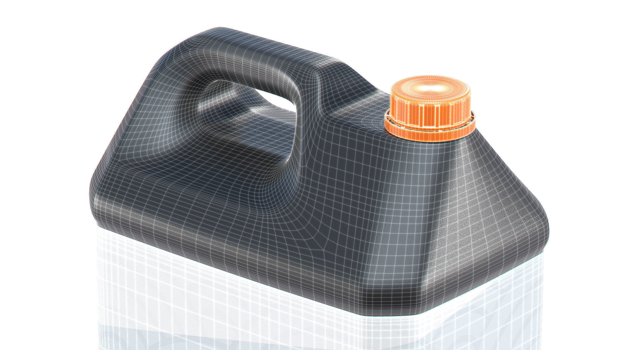 10L Plastic Jerrycan 3D model_6