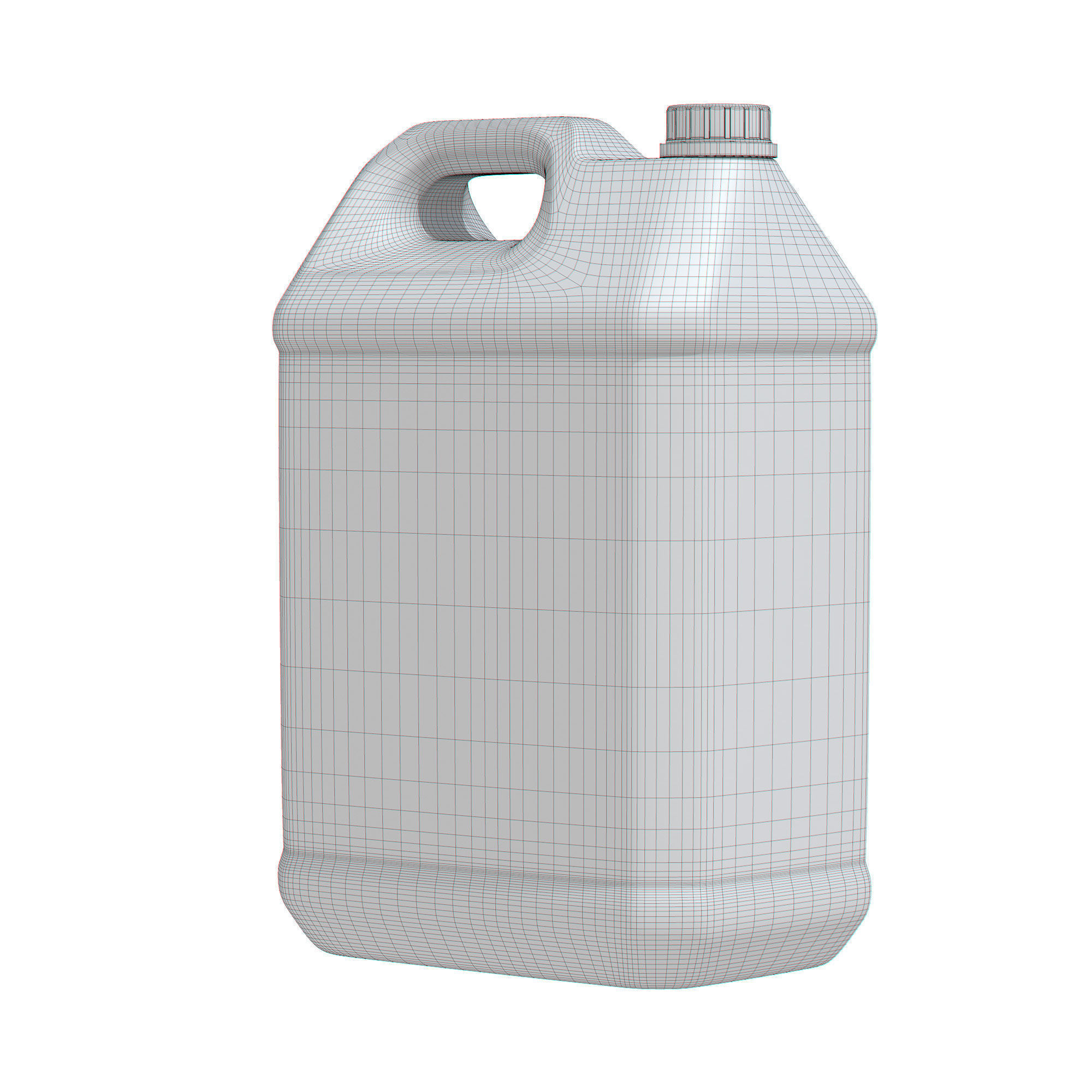 10L Plastic Jerrycan 3D model_12