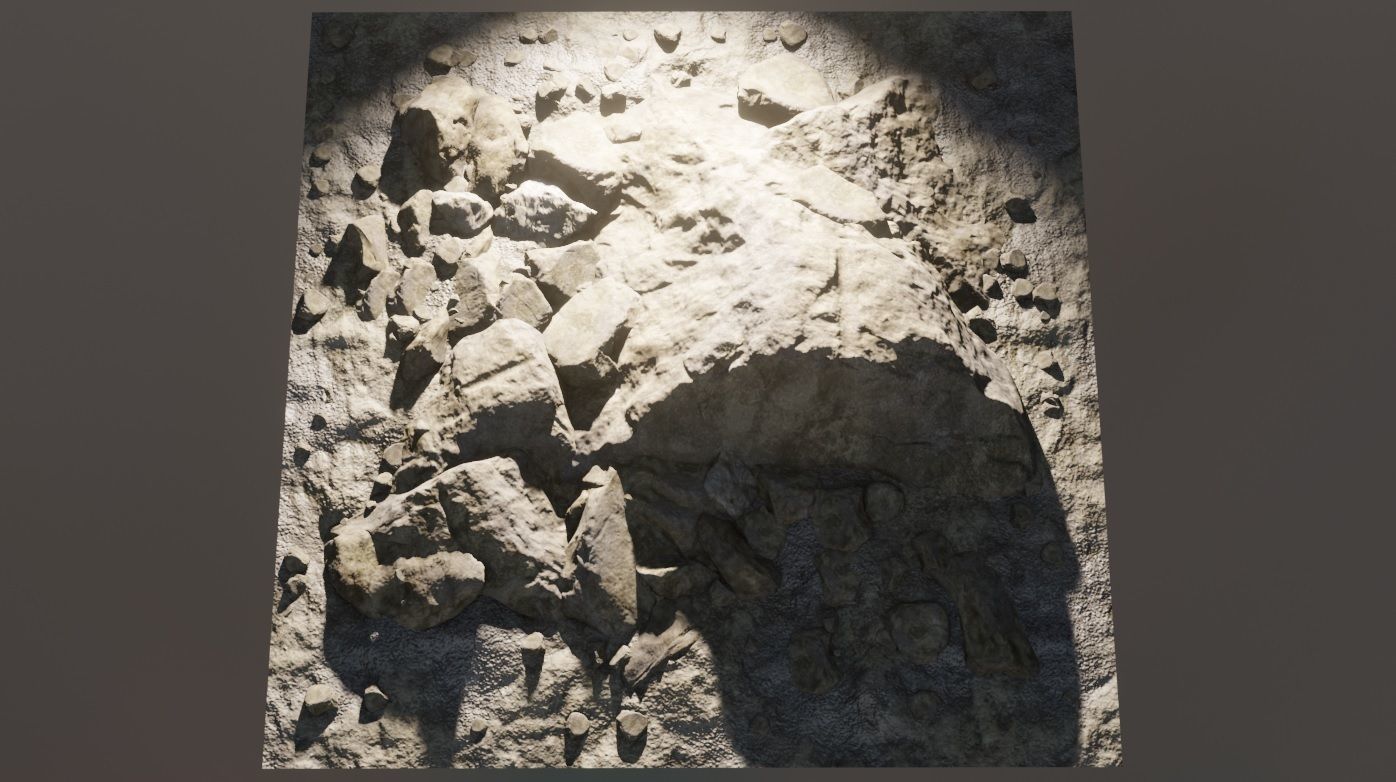 Rock Section 3D Model 3D model_9