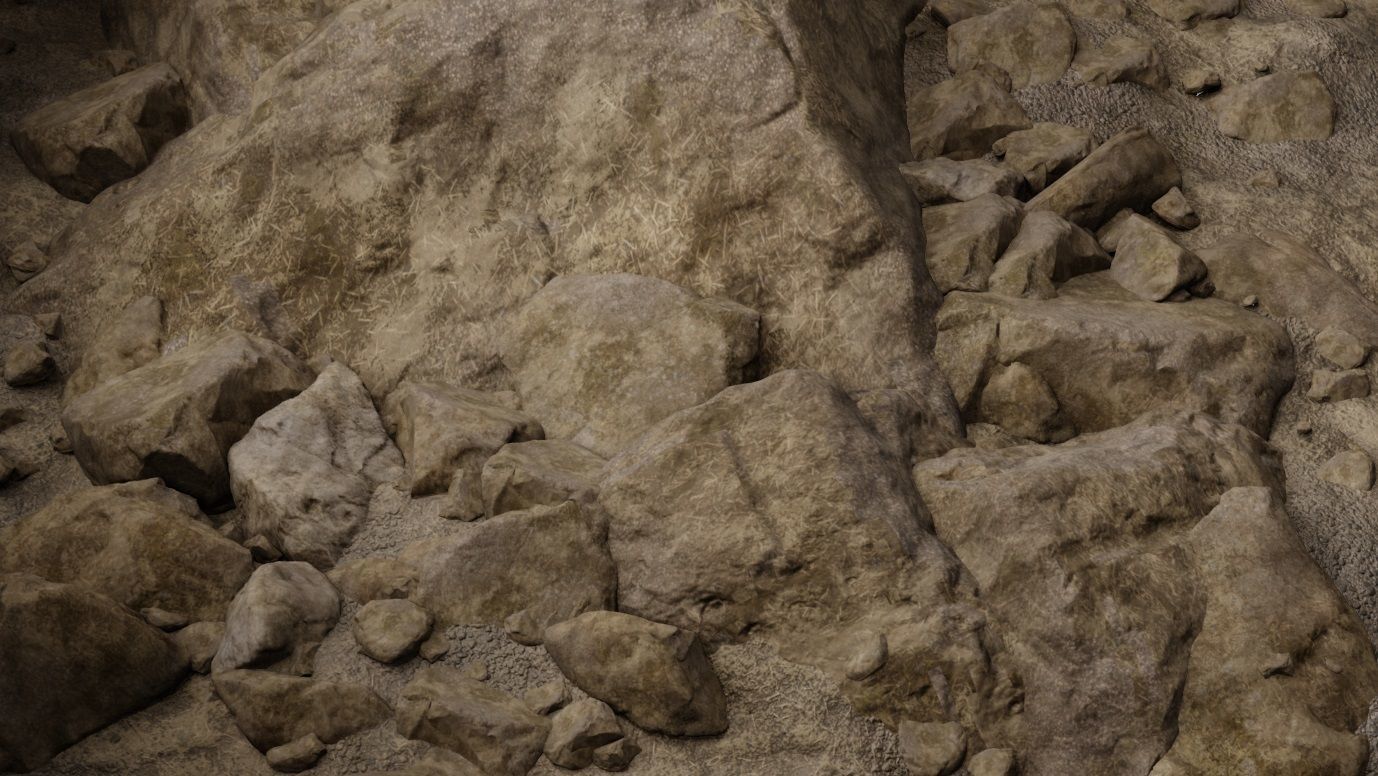 Rock Section 3D Model 3D model_1