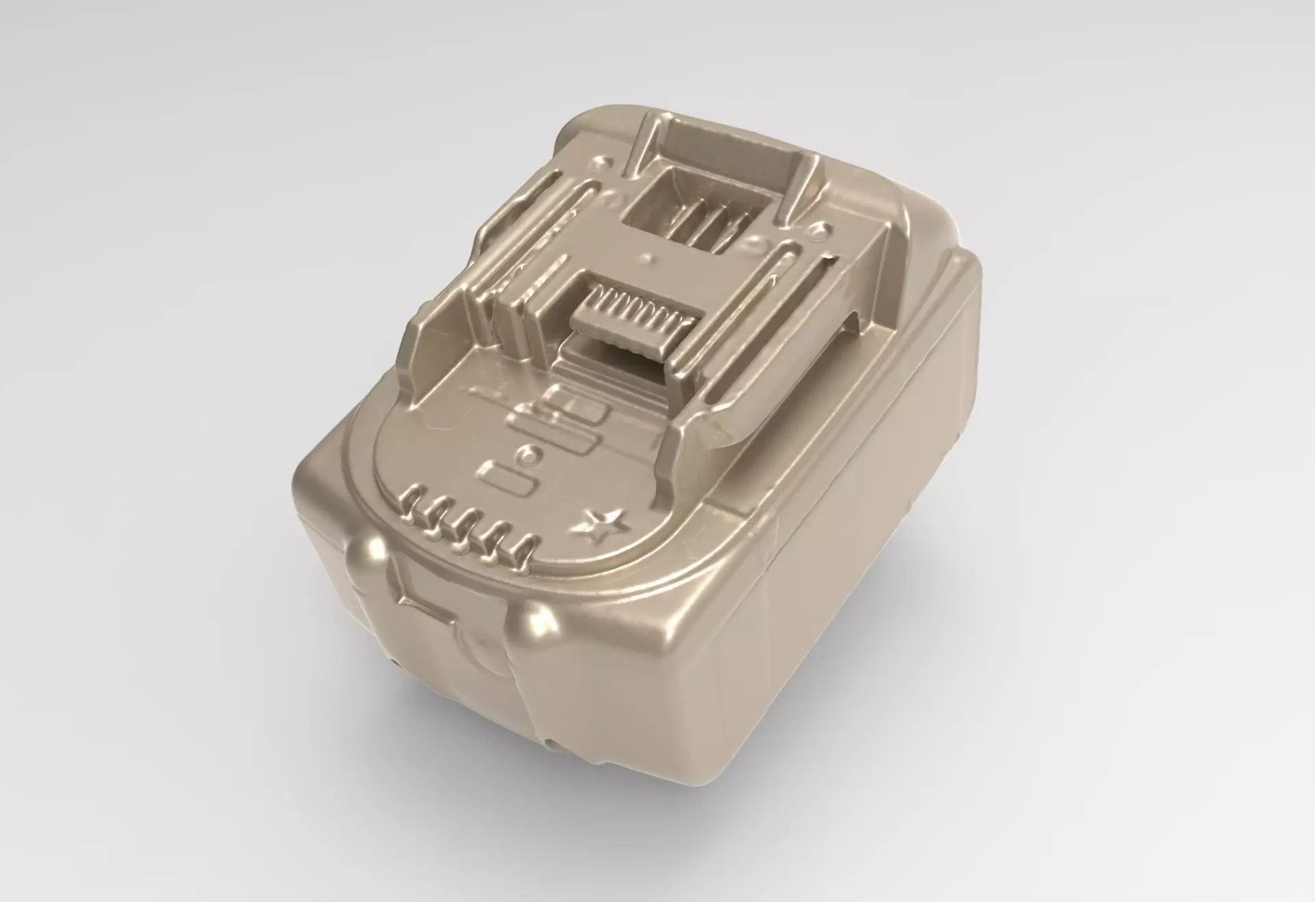 Makita battery 18v 5A 3d scan 3D model_0