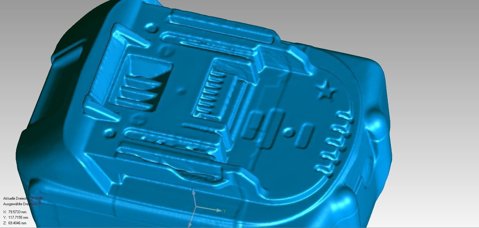 Makita battery 18v 5A 3d scan 3D model_4