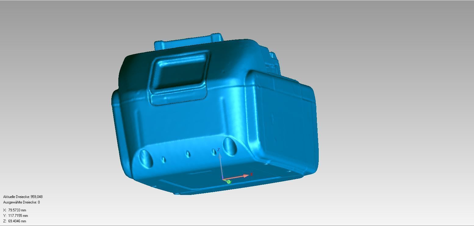 Makita battery 18v 5A 3d scan 3D model_3