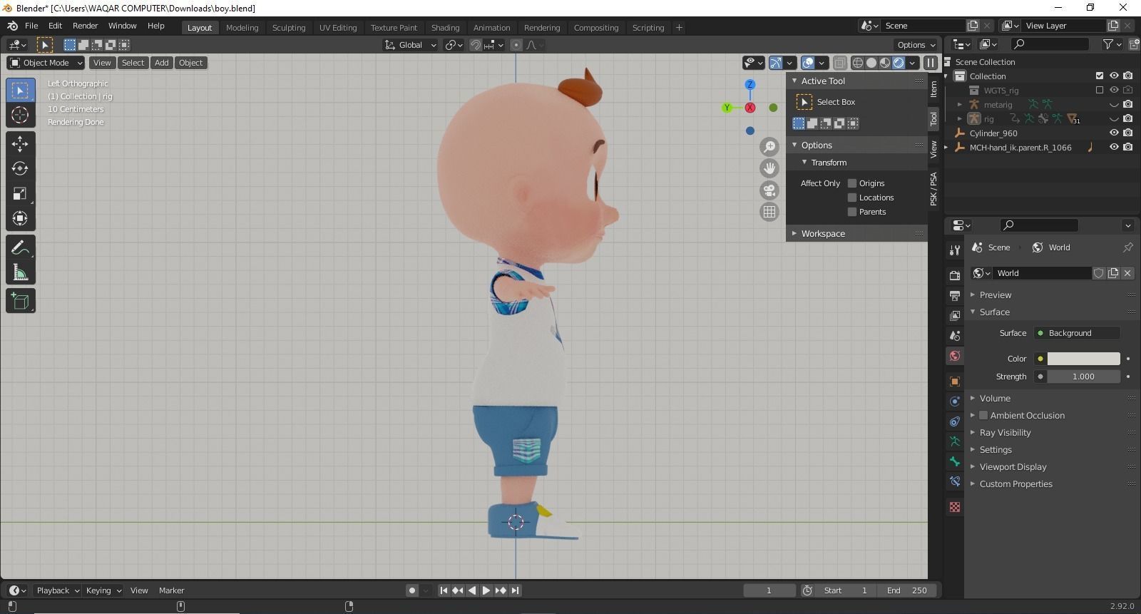 Ultimate 3D Cocomelon Boy JJ  3D MODEL  Fully Rigged  Ready Low-poly 3D model_4