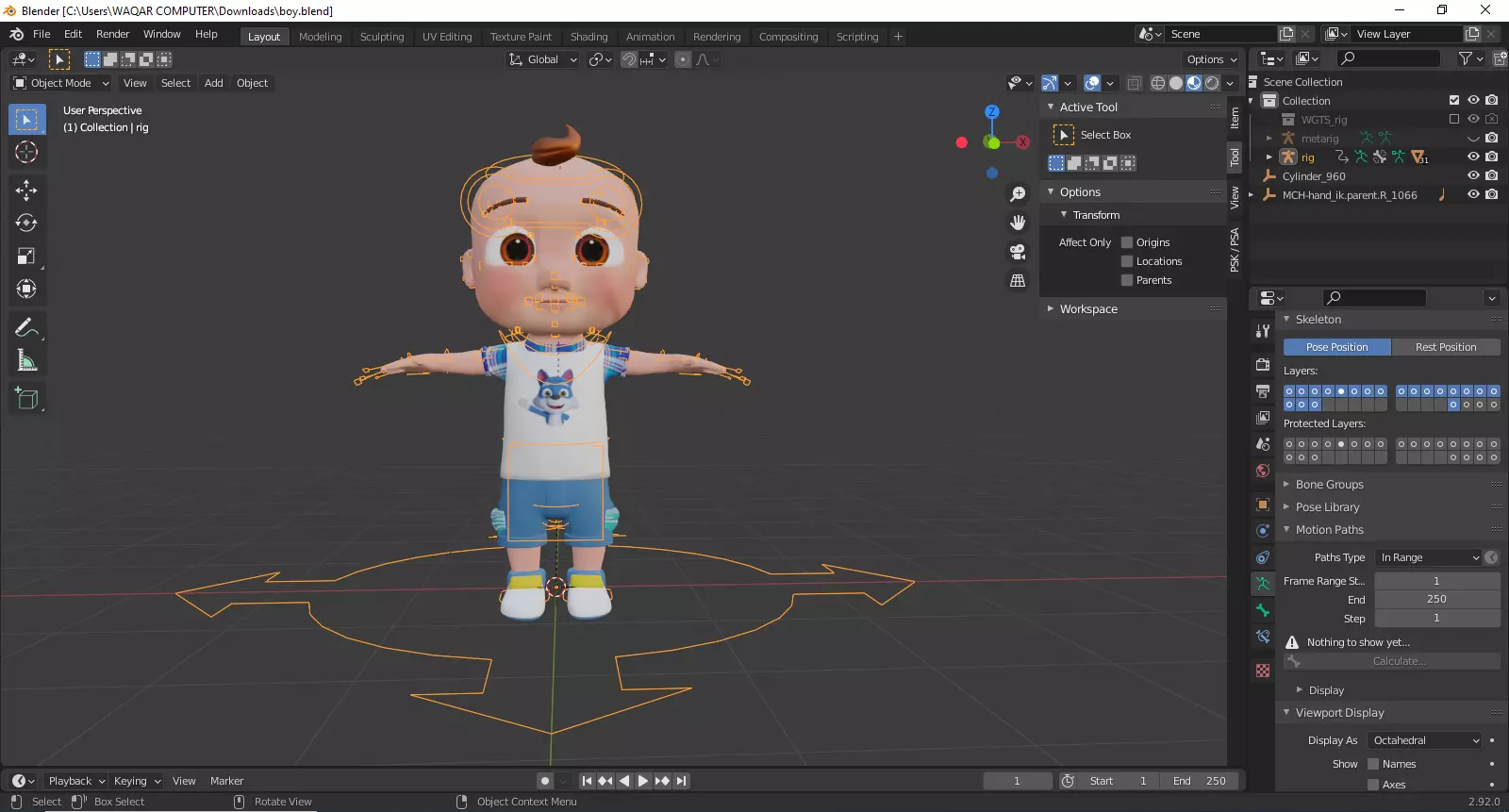 Ultimate 3D Cocomelon Boy JJ  3D MODEL  Fully Rigged  Ready Low-poly 3D model_0