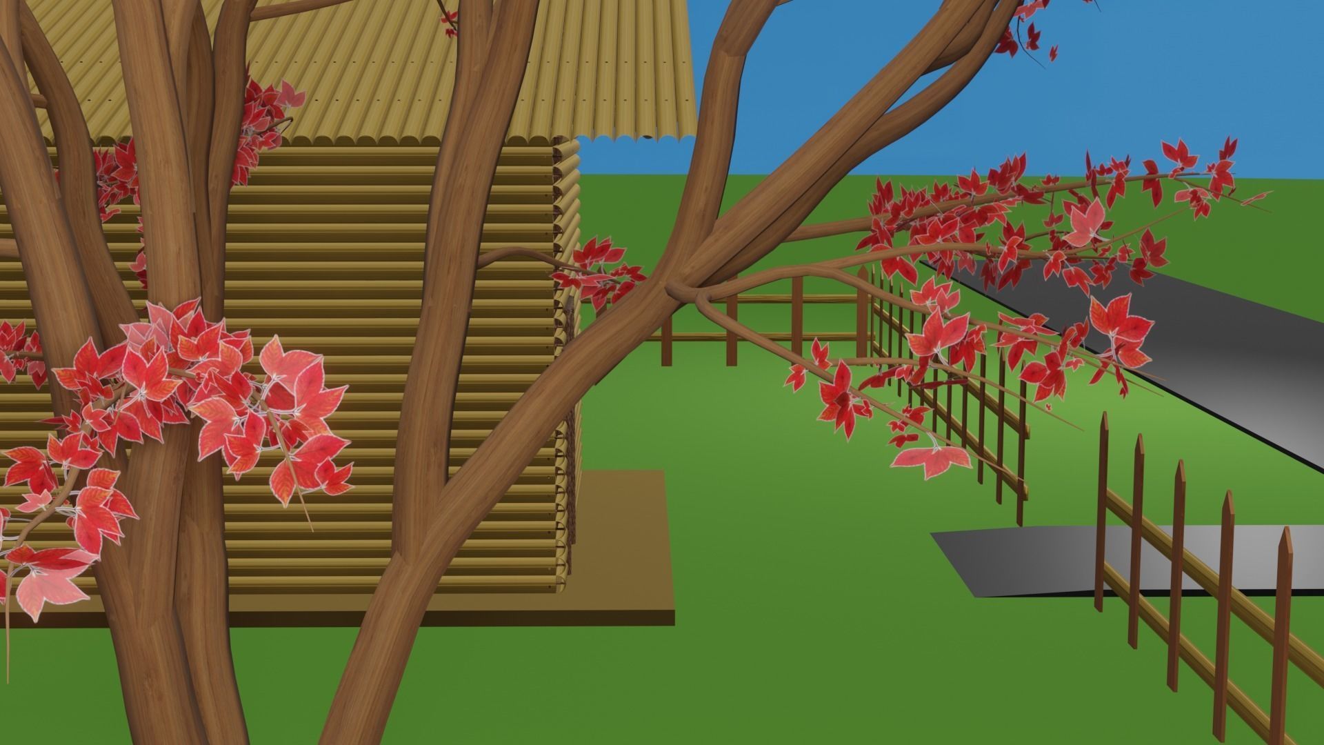 Cartoon Land Free low-poly 3D model_1