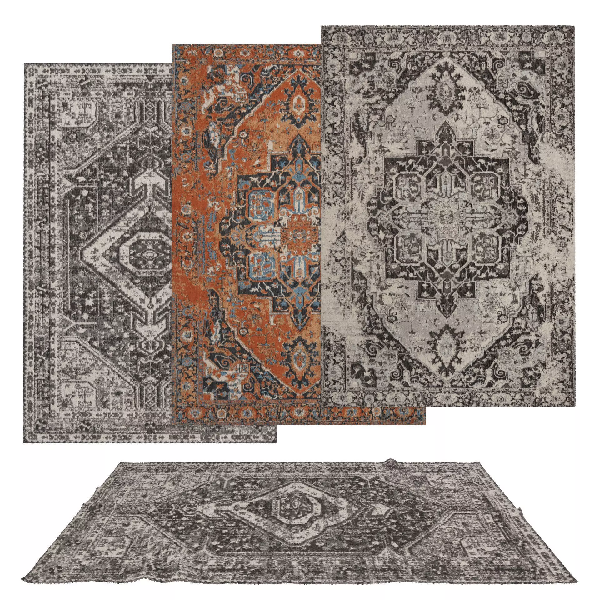 Rugs No 652 Low-poly 3D model