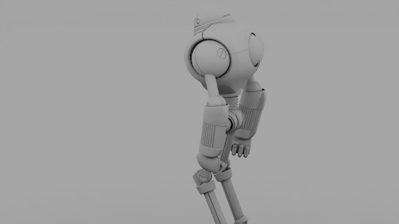 Android rigged- -animated character 3D model_15