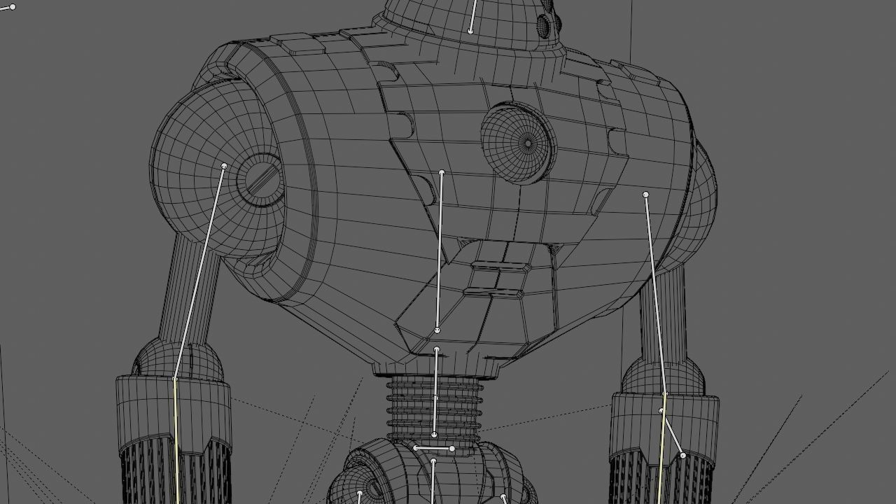 Android rigged- -animated character 3D model_23