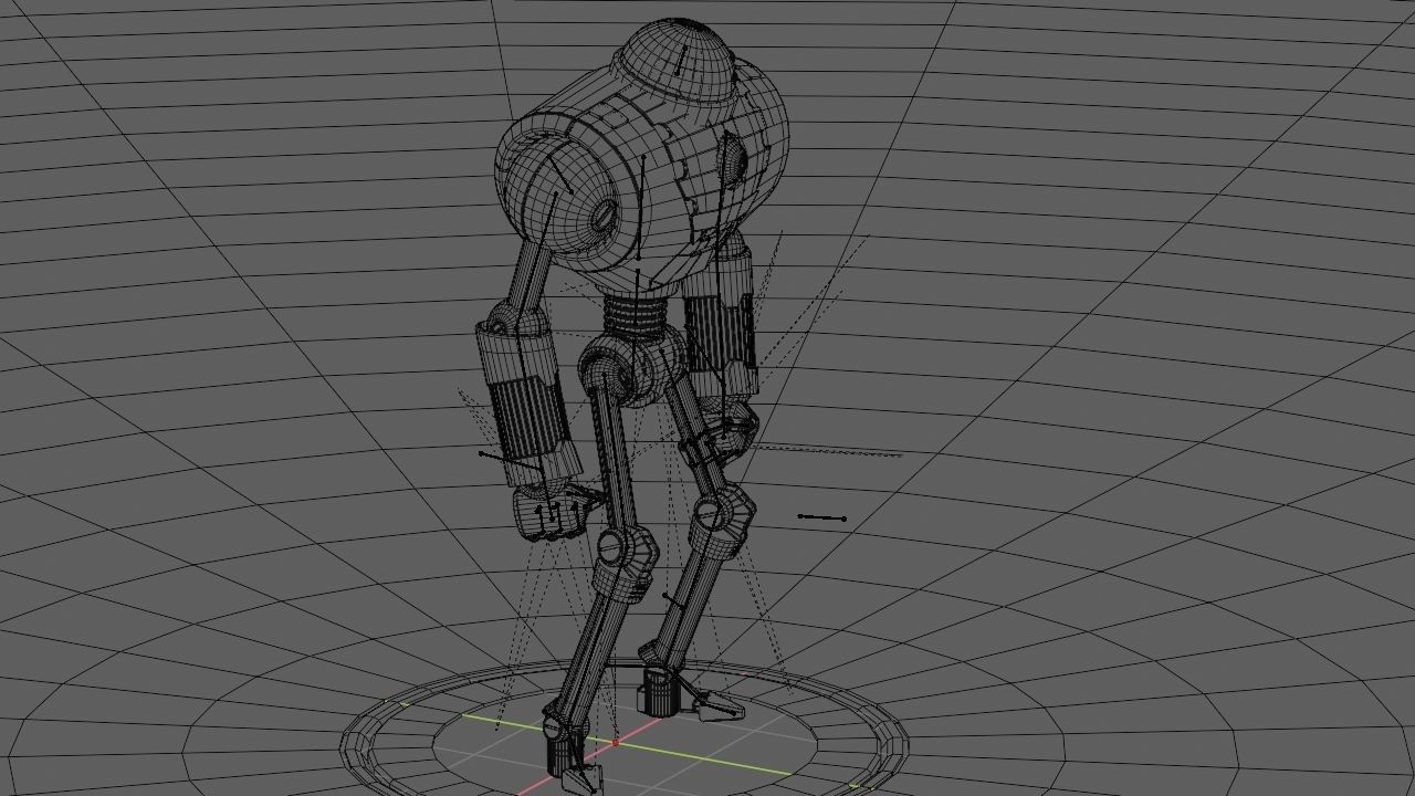 Android rigged- -animated character 3D model_20