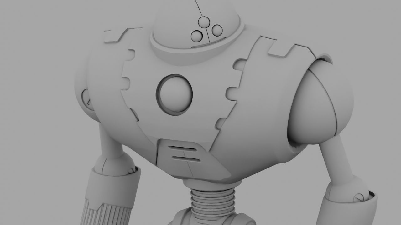 Android rigged- -animated character 3D model_16