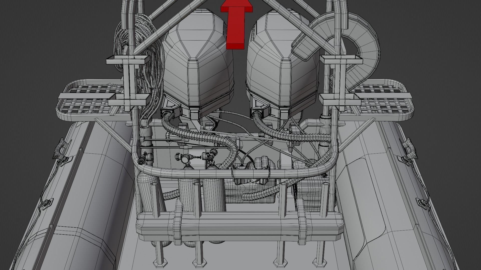 Luxury RIB Boat Asset 3D model_18