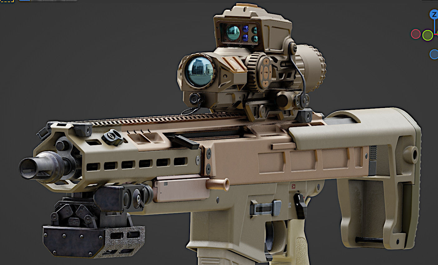 Vortex NGSW-FC XM157 high-poly Updated 3D model_8