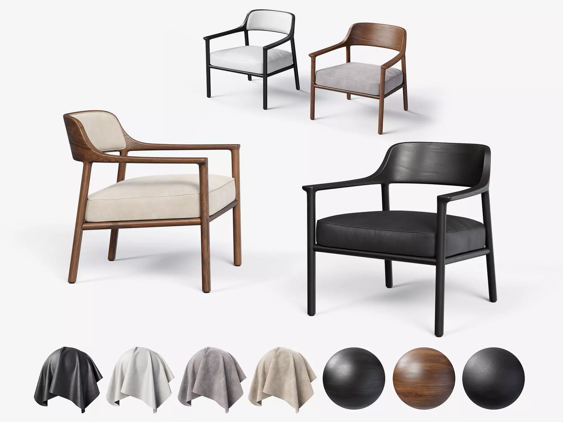 Walter Armchair 3D model