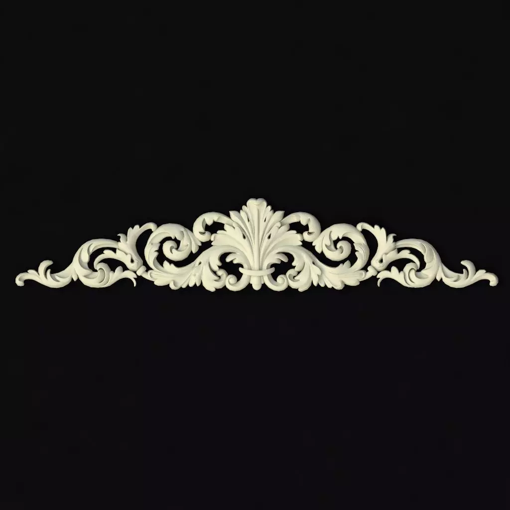 dekor ornate border dies 3D model_0