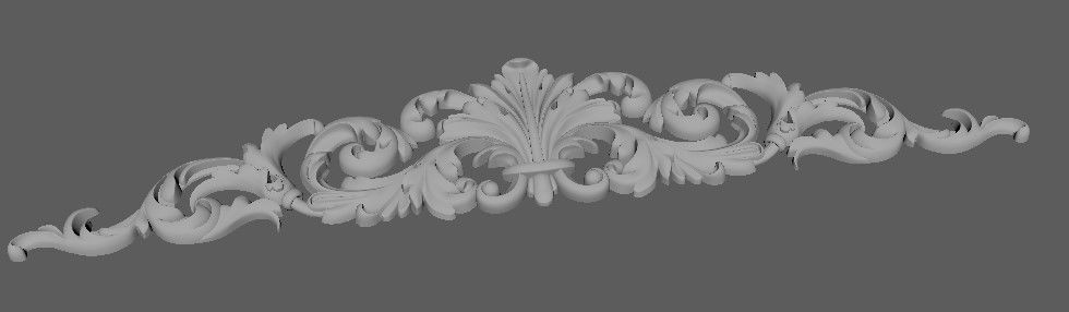 dekor ornate border dies 3D model_1