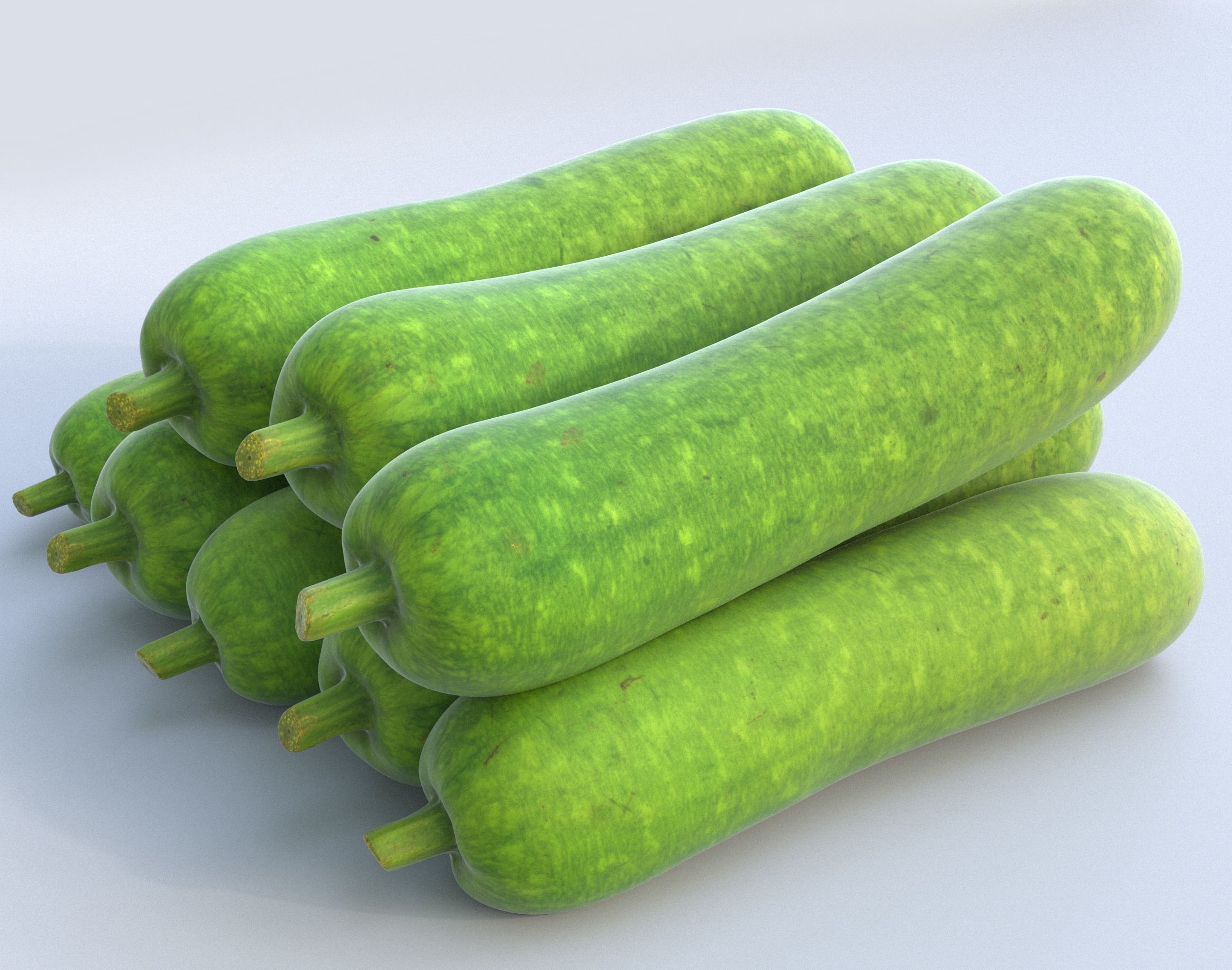 Bottle Gourd Photogrammetry 220424 Low-poly 3D model_2