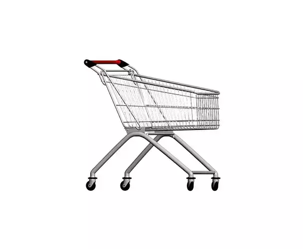 Shopping Cart 3D model