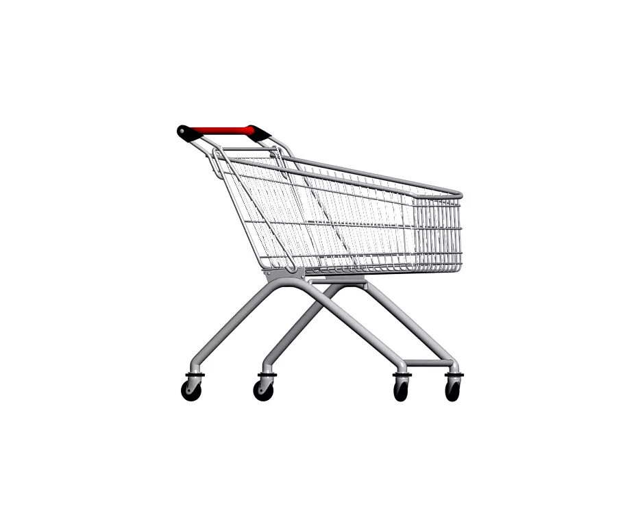 Shopping Cart 3D model_0