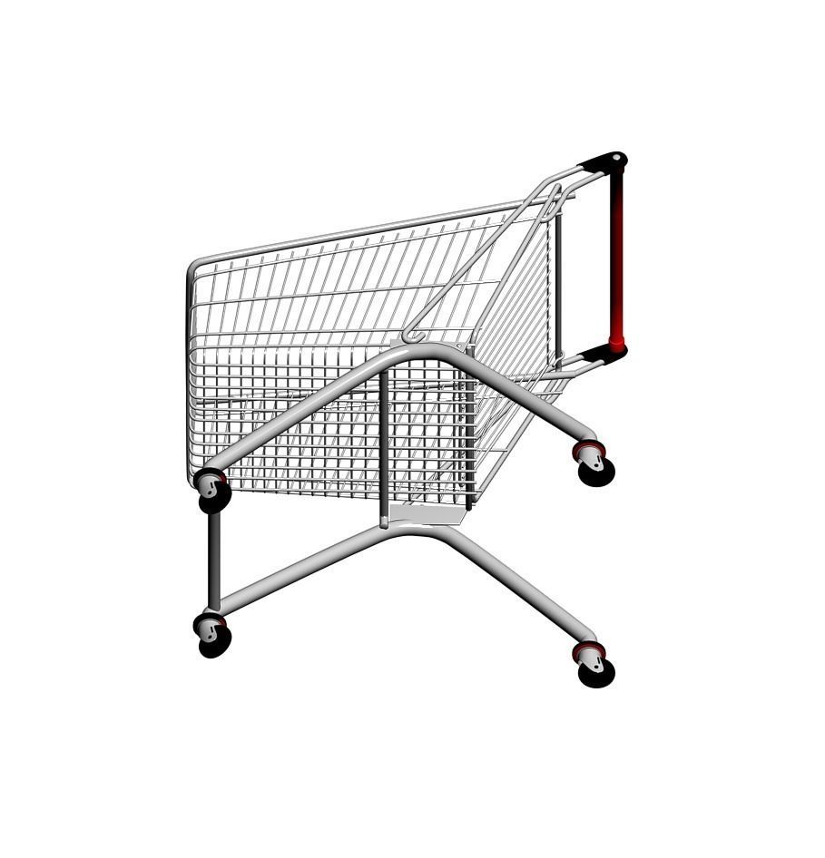 Shopping Cart 3D model_3