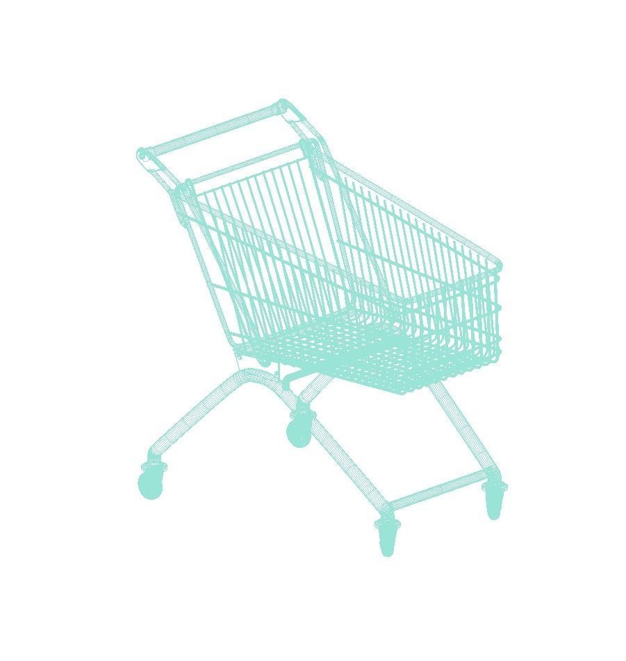 Shopping Cart 3D model_5