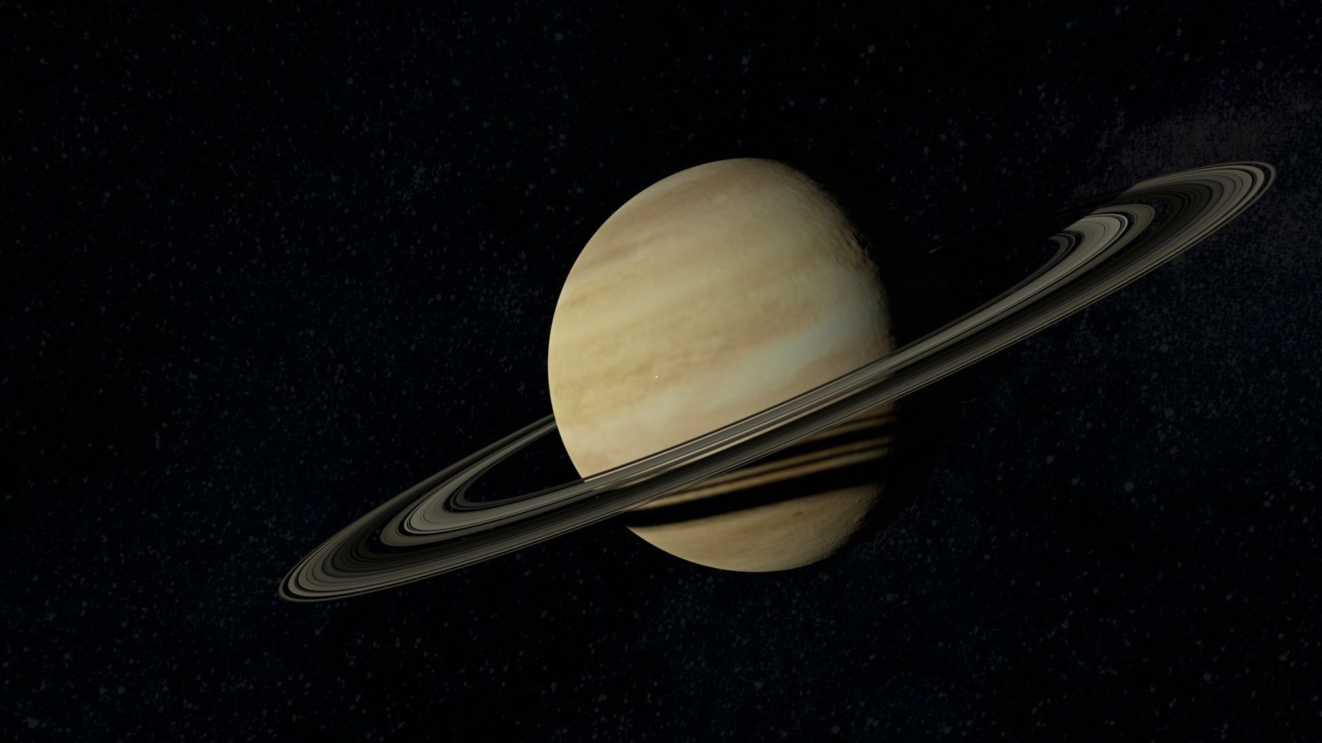 planets moon in space 3D model_6