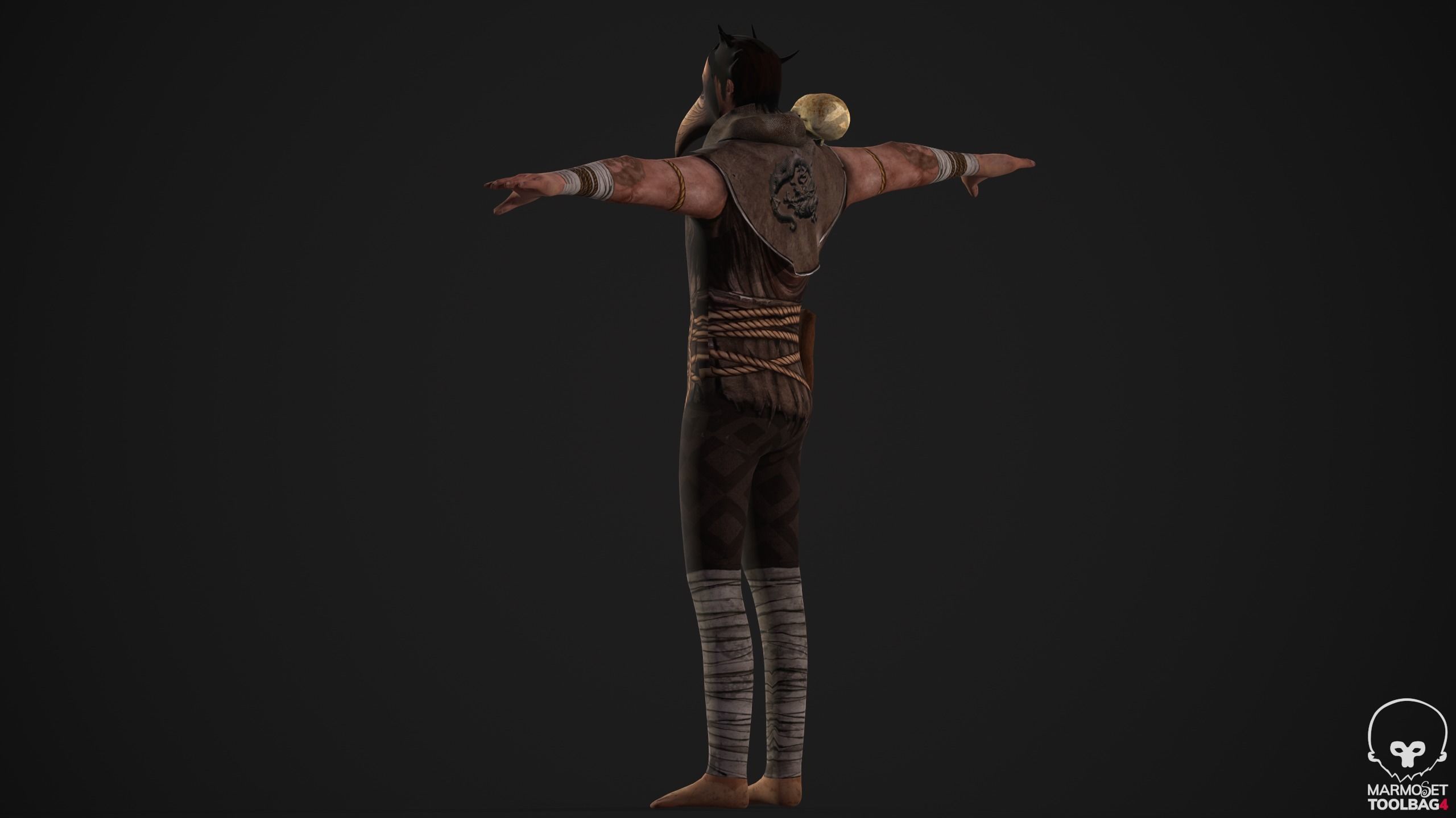 Takashi - Game Ready character Low-poly 3D model_5