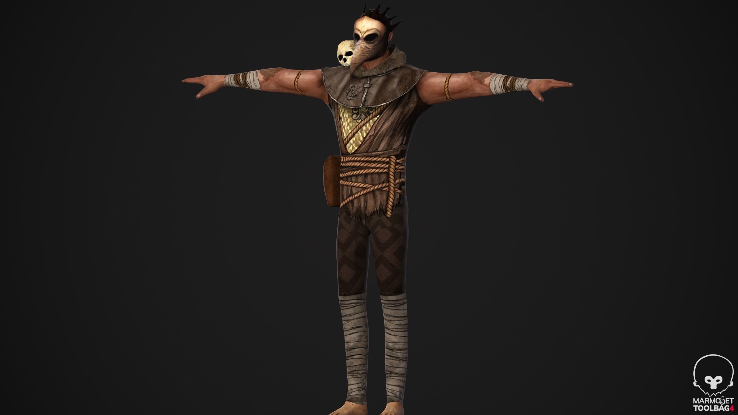 Takashi - Game Ready character Low-poly 3D model_8