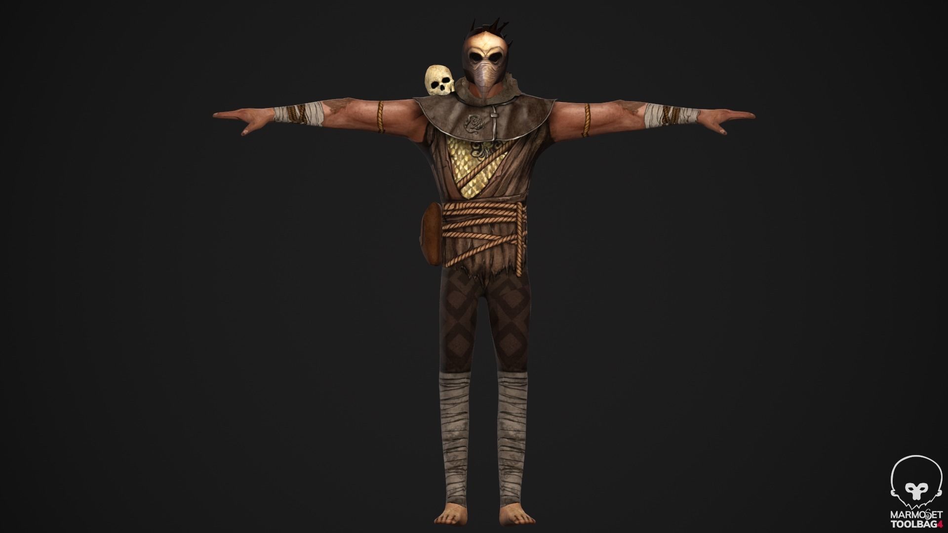 Takashi - Game Ready character Low-poly 3D model_16