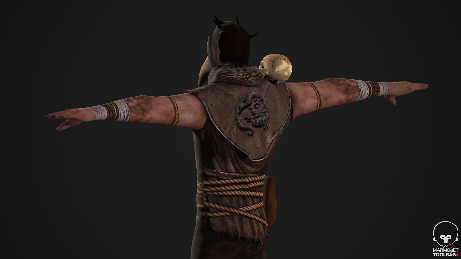 Takashi - Game Ready character Low-poly 3D model_14