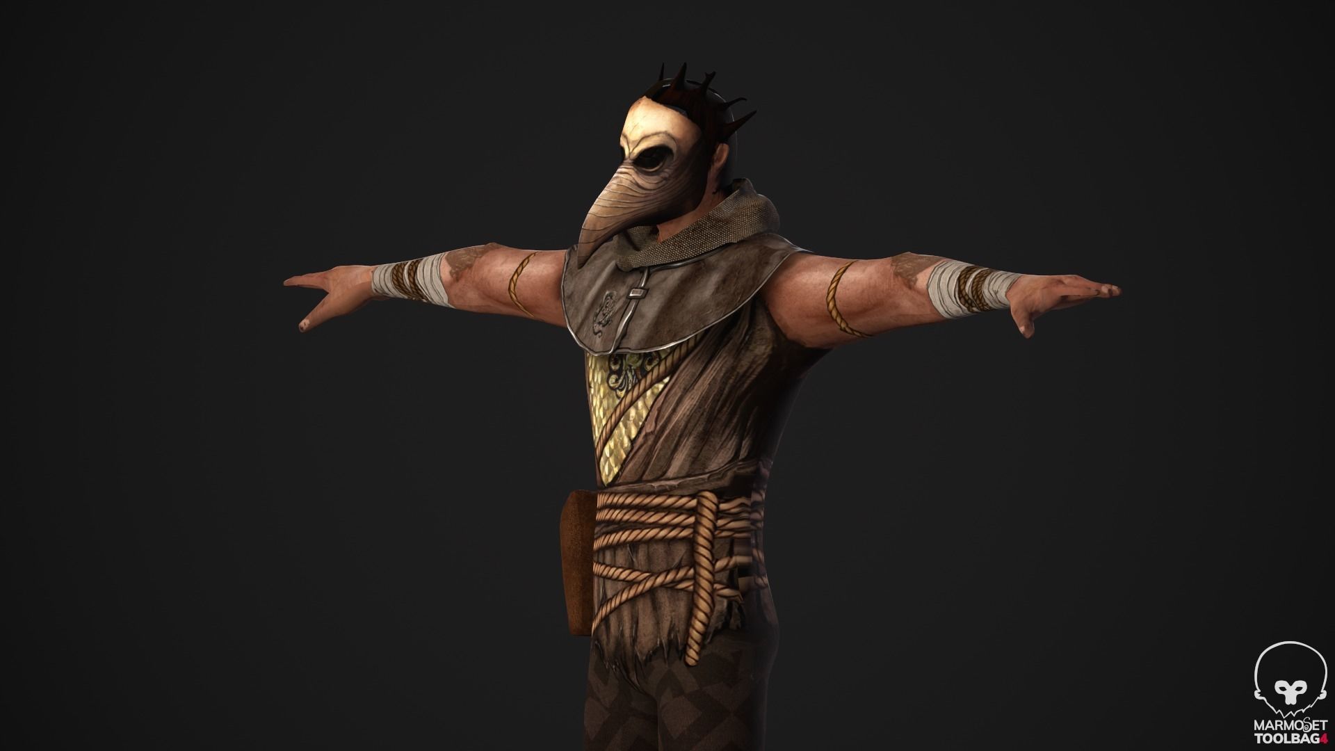 Takashi - Game Ready character Low-poly 3D model_13