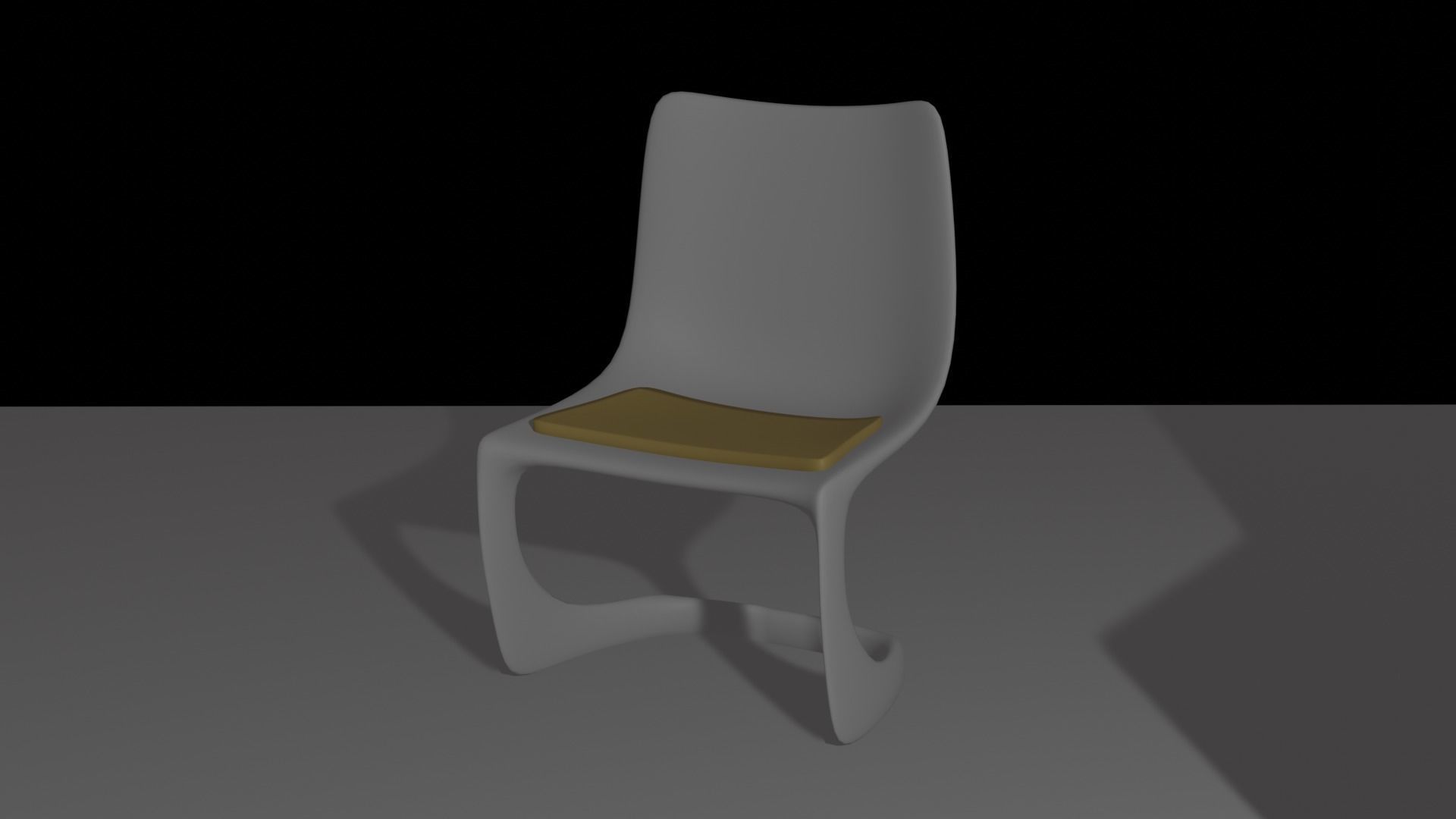 Modern Chair Set 3D model_4