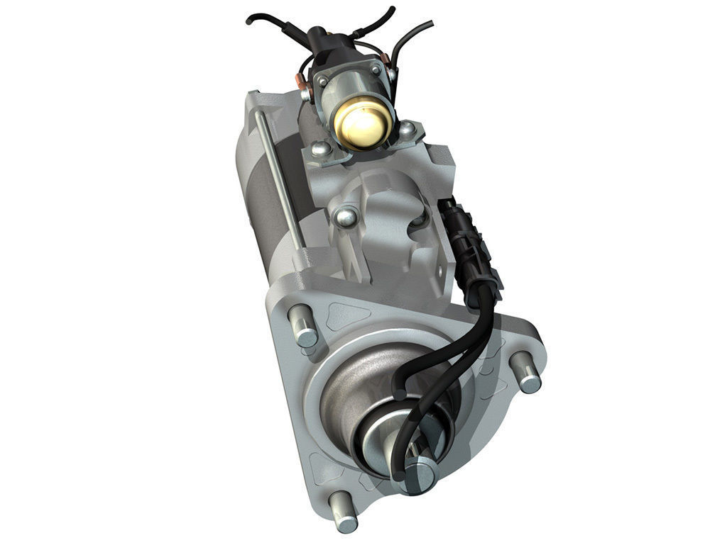 Starter Motor 04 3D model_3