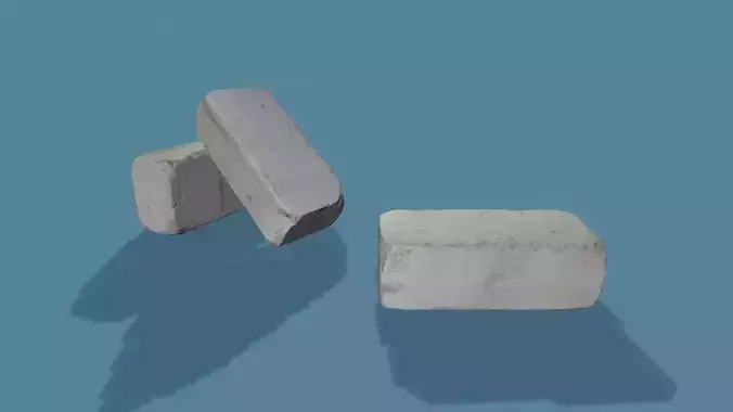 3D Scan Old Silicate Brick 02