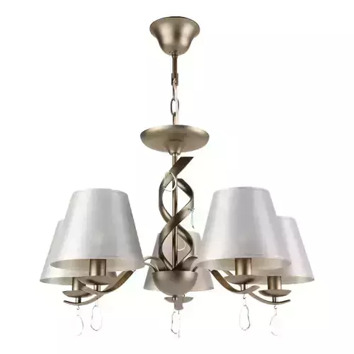 chandelier with five light shades