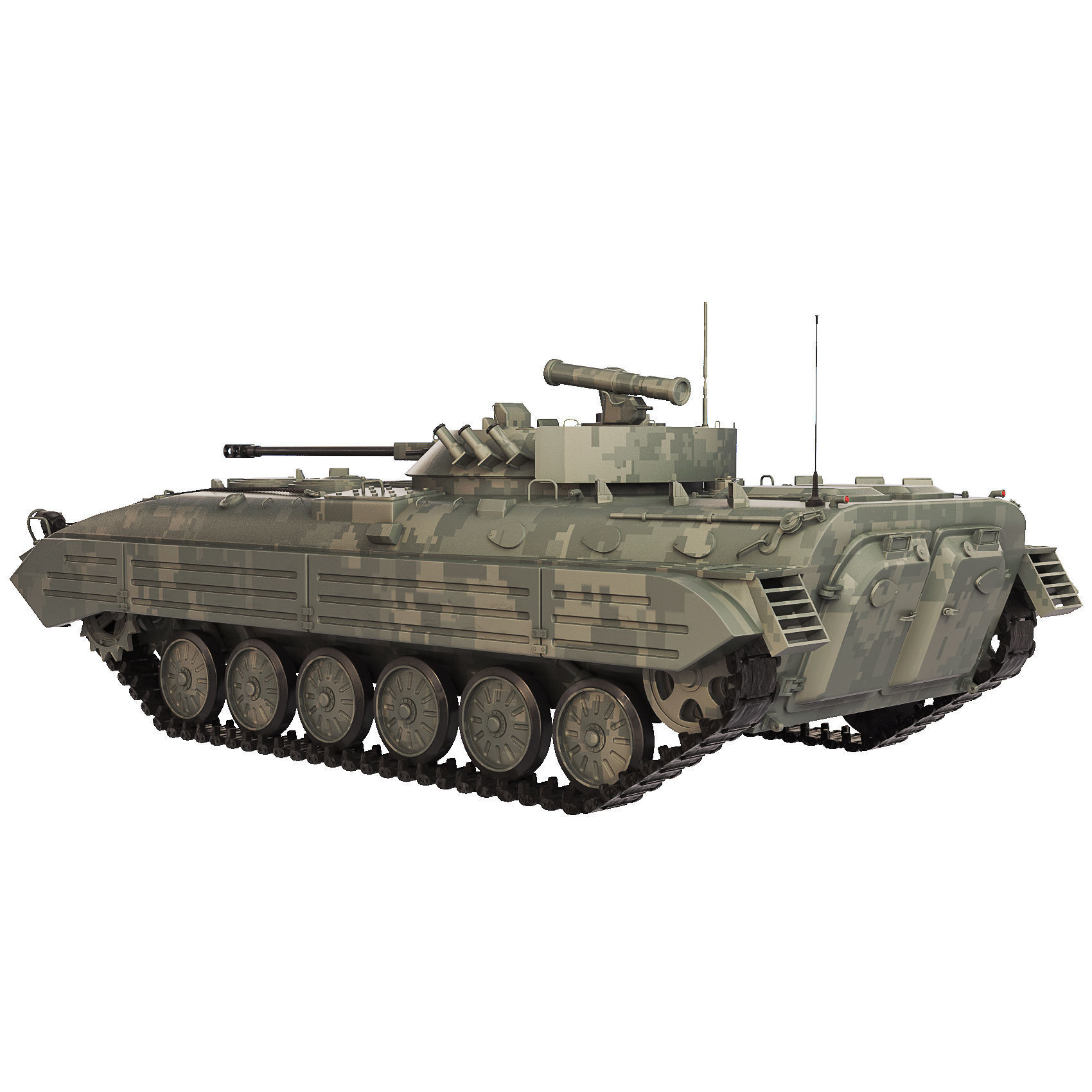 BMP 2 1982 3D model_8