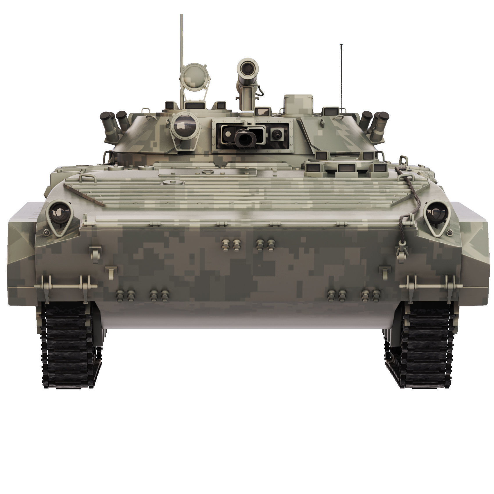 BMP 2 1982 3D model_13