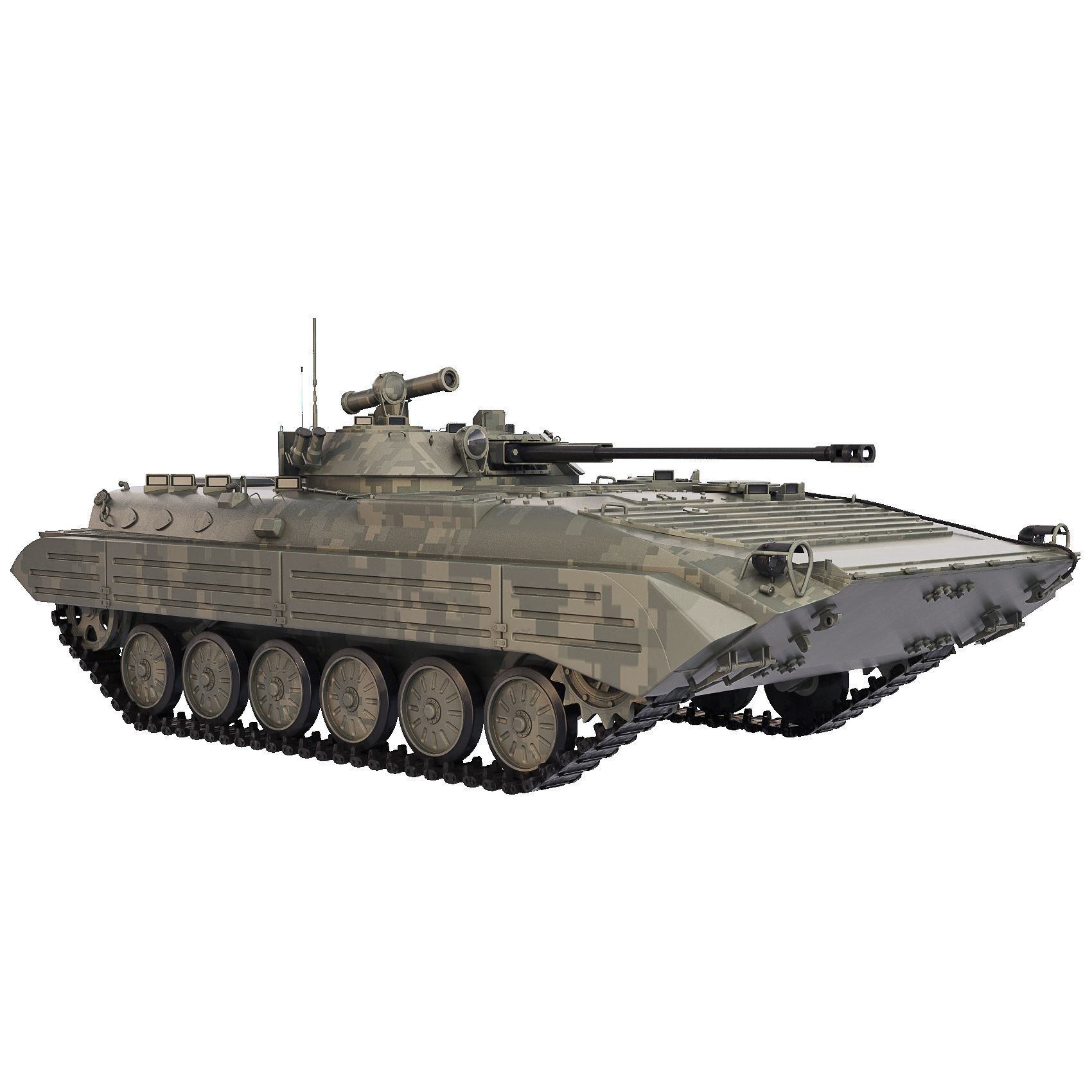 BMP 2 1982 3D model_12