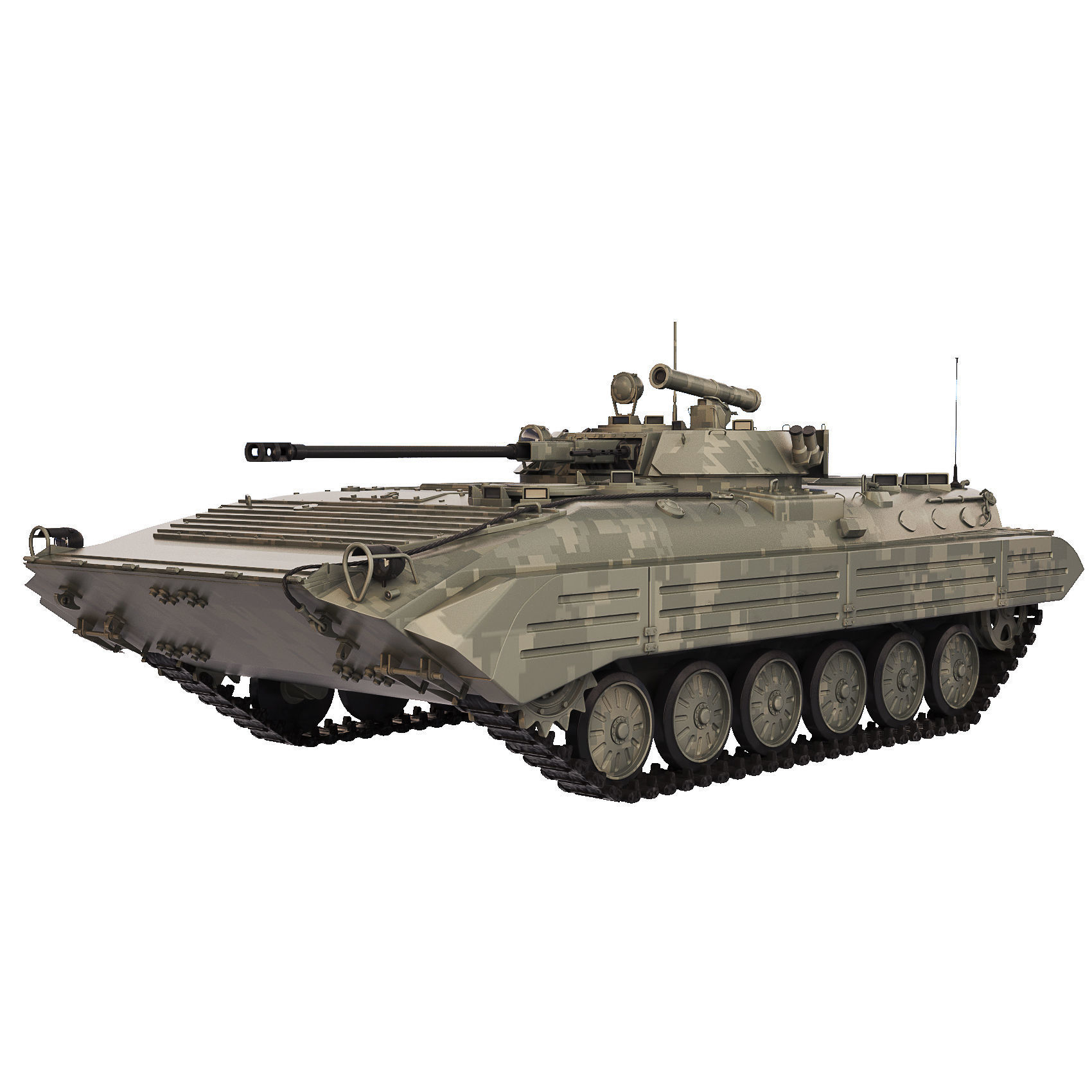 BMP 2 1982 3D model_4