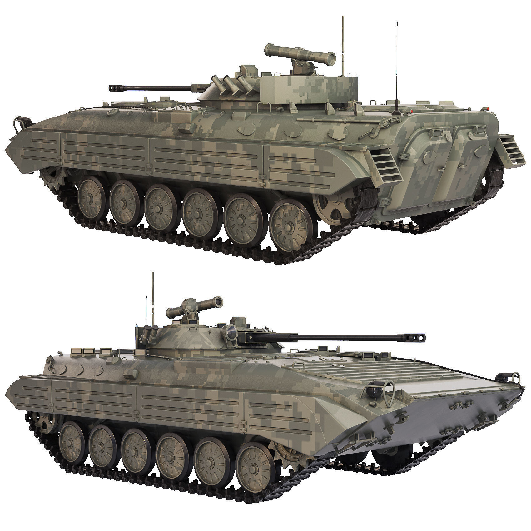 BMP 2 1982 3D model_3