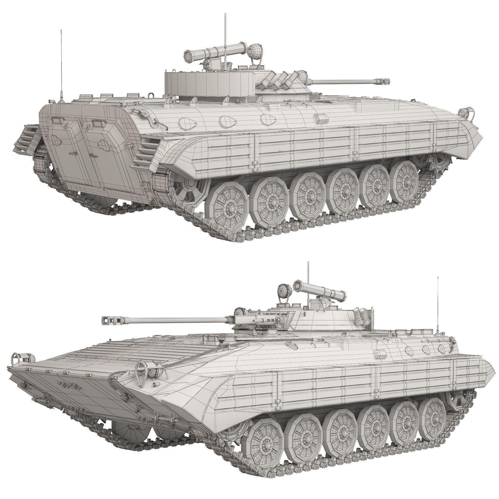 BMP 2 1982 3D model_6