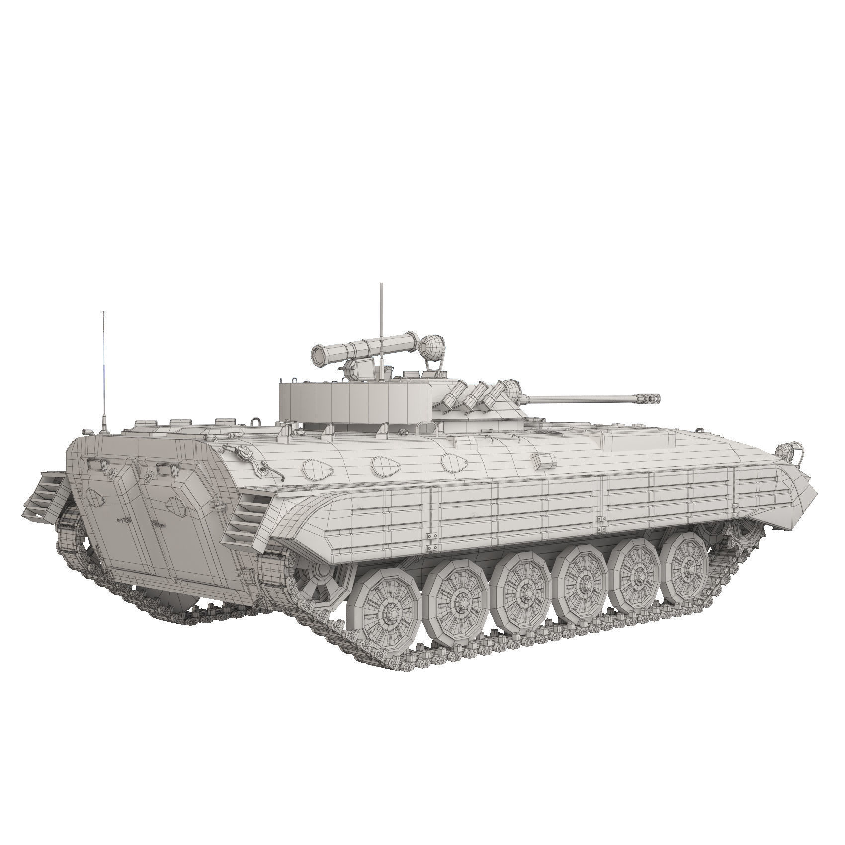 BMP 2 1982 3D model_5