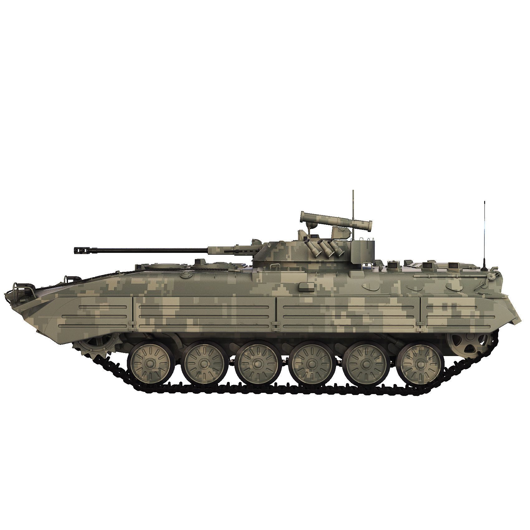 BMP 2 1982 3D model_7