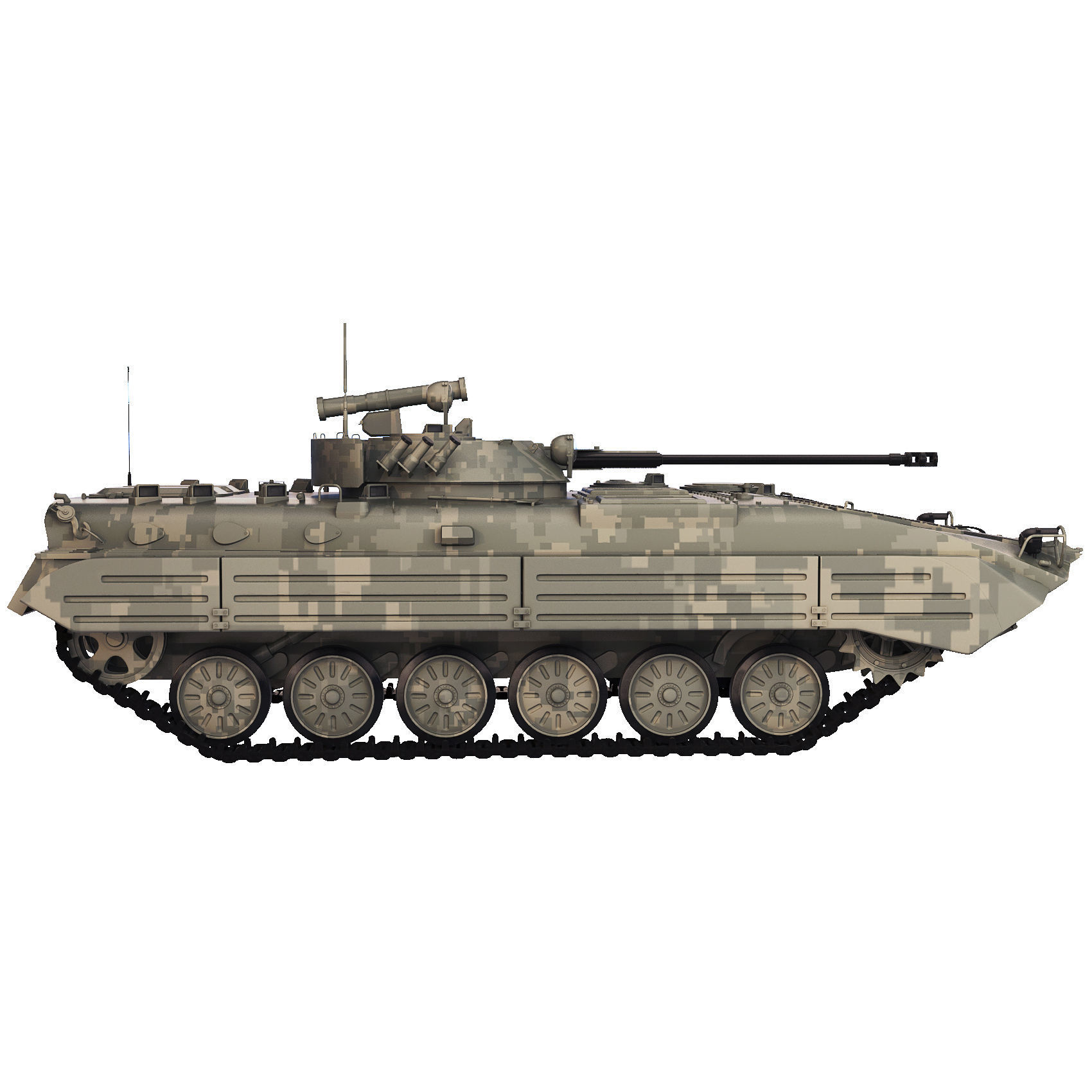 BMP 2 1982 3D model_11