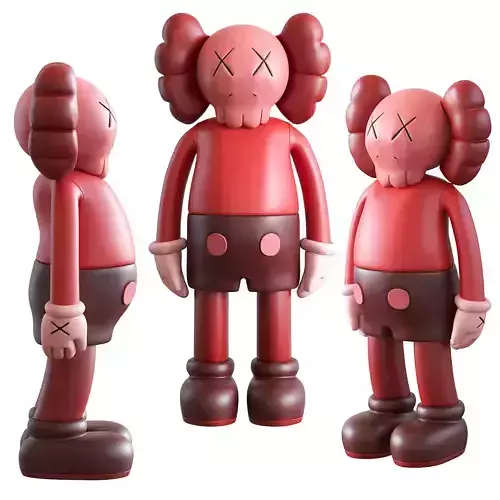 KAWS COMPANION RED 2016 MEDICOMTOY カウズ コンパニオン