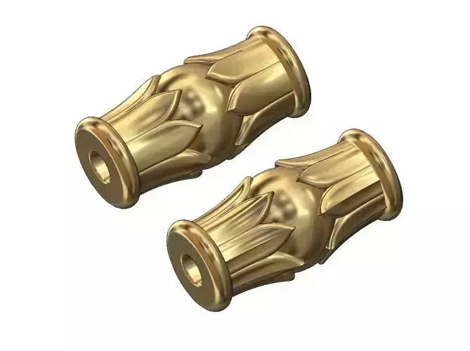 Lotus flower bead charm and pendant ornament