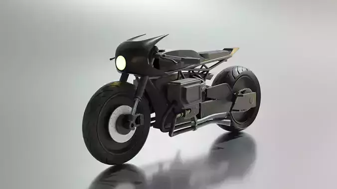 The Batman Batcycle 3D model