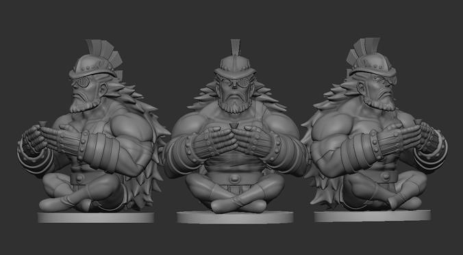 Hajrudin - One Piece Anime 3D print model